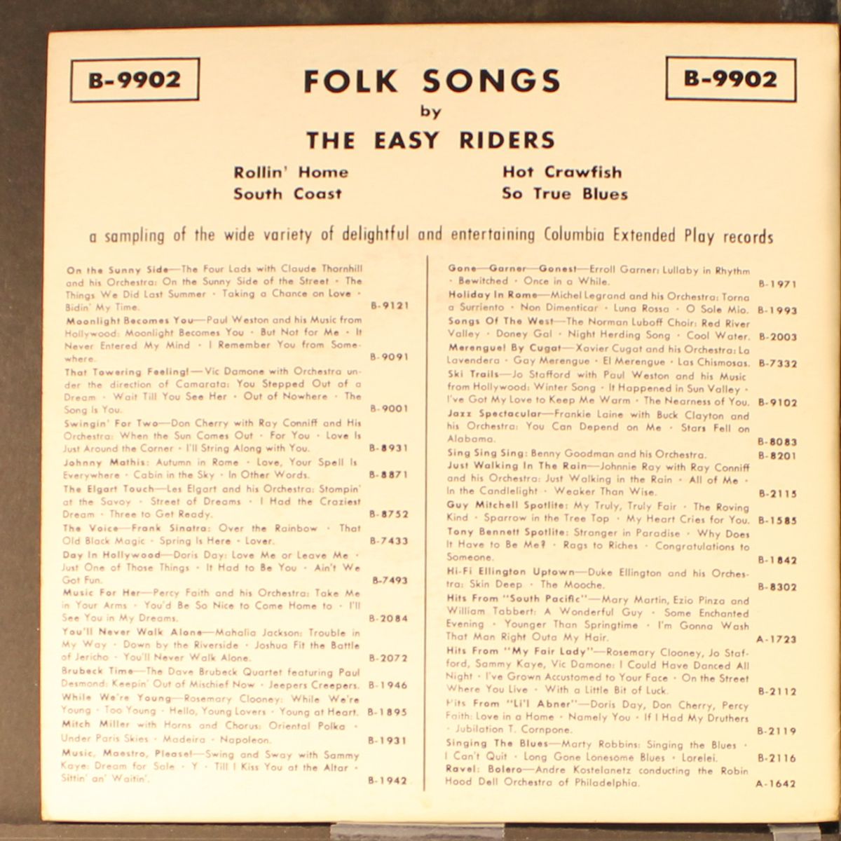 folk songs by by EASY RIDERS