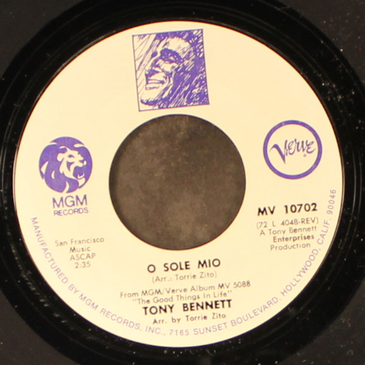 o sole mio / the good things in life by TONY BENNETT