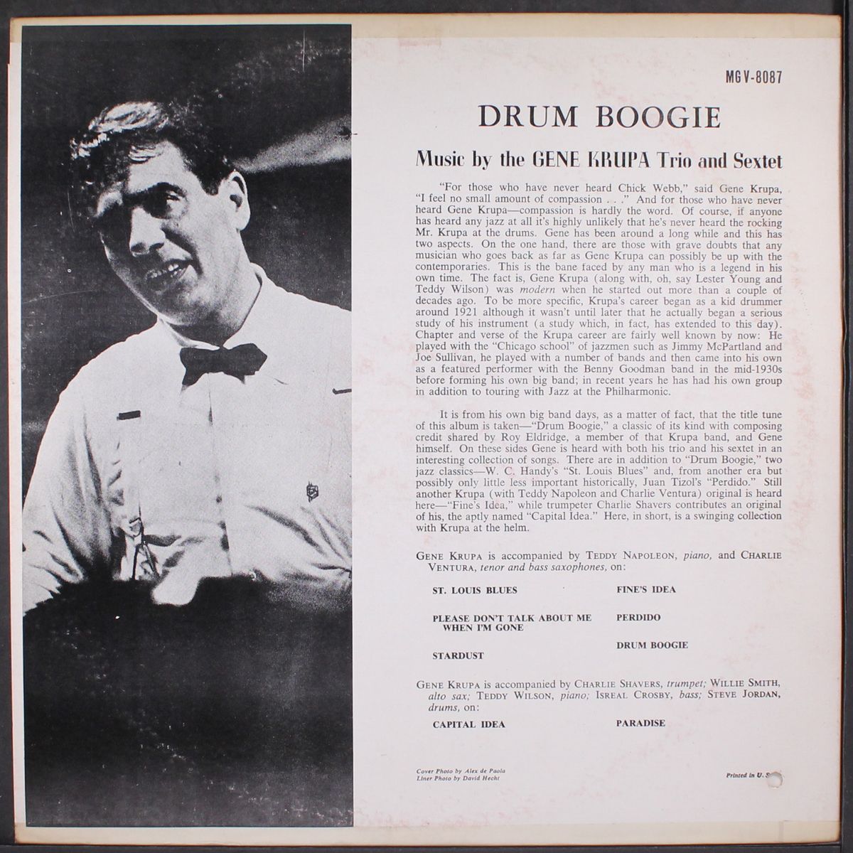 drum boogie by GENE KRUPA