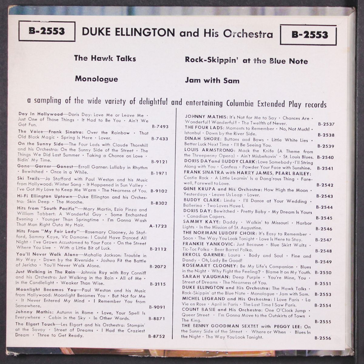 the hawk talks by DUKE ELLINGTON