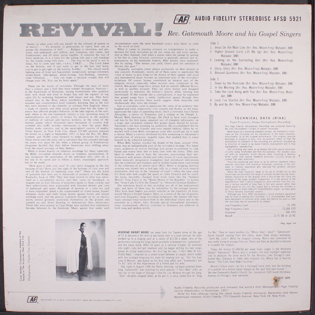 revival! by REV. GATEMOUTH MOORE & GOSPEL SINGERS