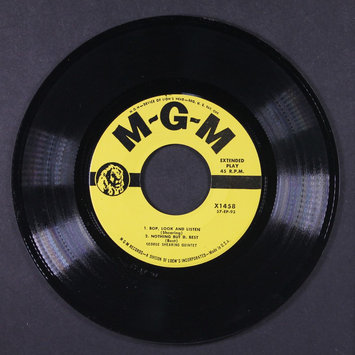 bop, look and listen by GEORGE SHEARING