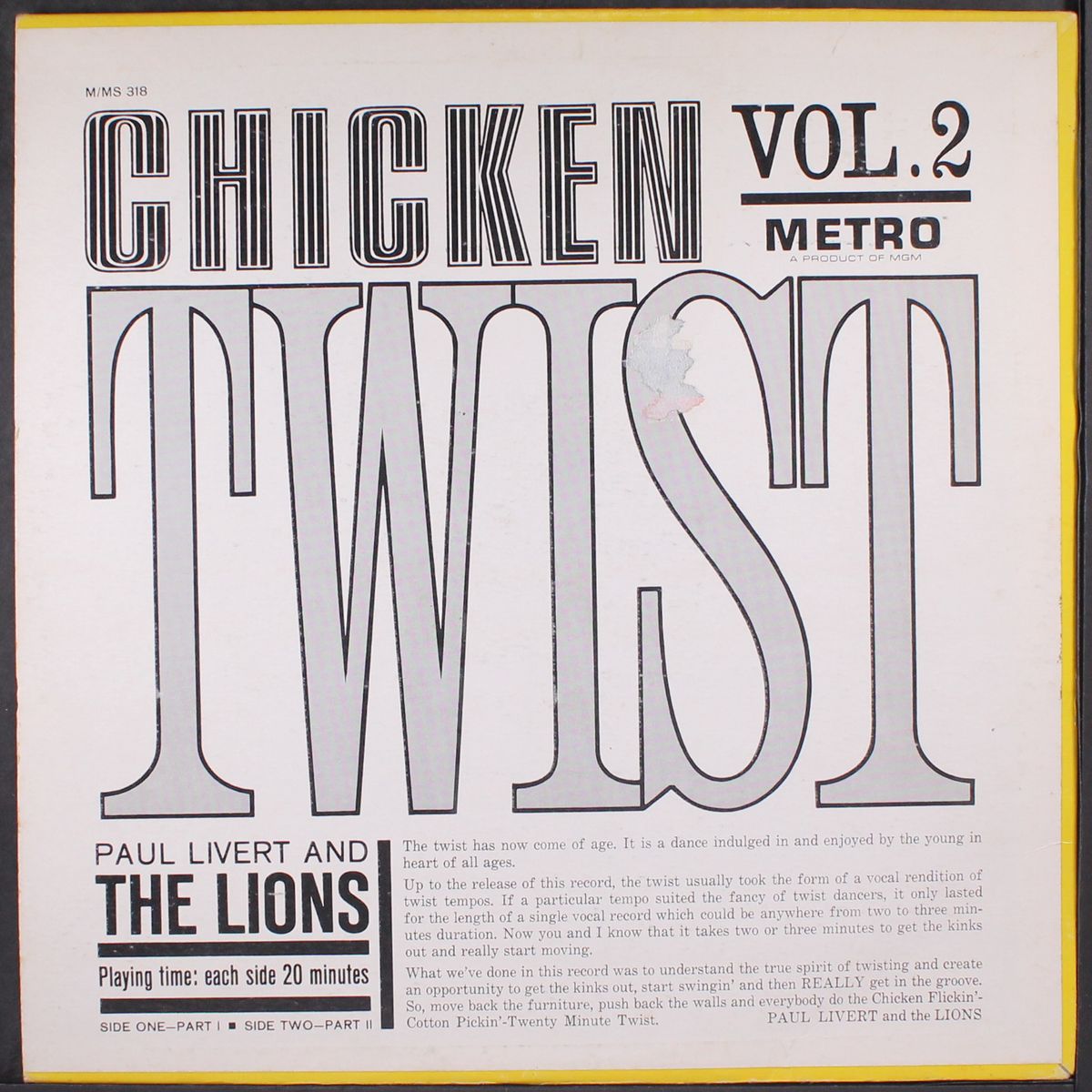 chicken twist, vol. 2 by PAUL LIVERT & THE LIONS
