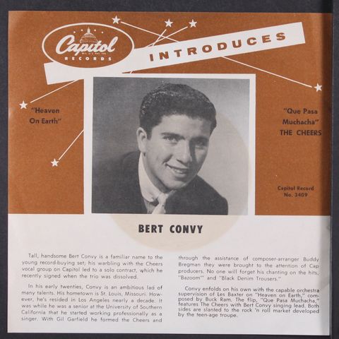 CHEERS / BERT CONVY