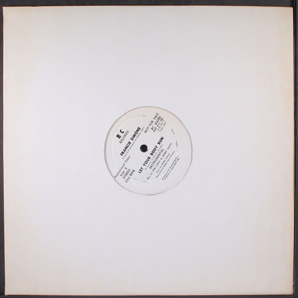 let your body run / instro by FRANCIE SIMONE