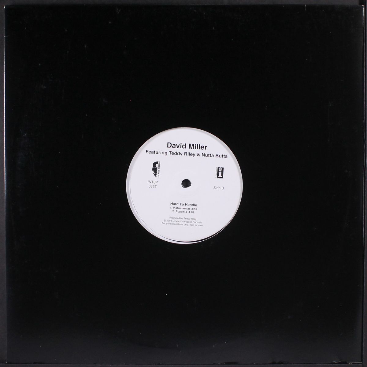 hard to handle / instro / acapella by DAVID MILLER FEAT. TEDDY RILEY & NUTTA BUTTA