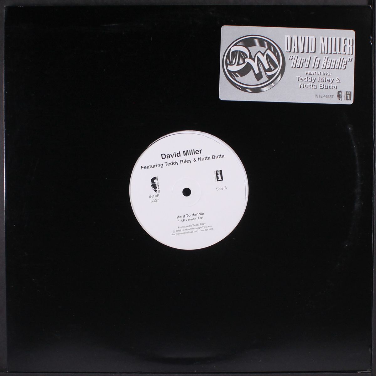 hard to handle / instro / acapella by DAVID MILLER FEAT. TEDDY RILEY & NUTTA BUTTA