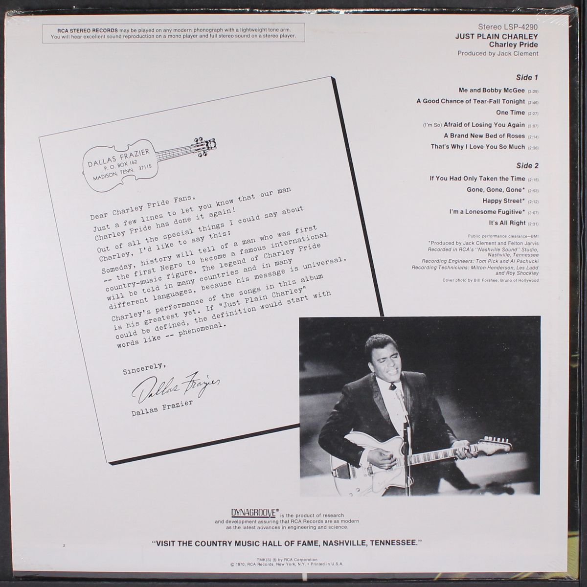 just plain charley by CHARLEY PRIDE