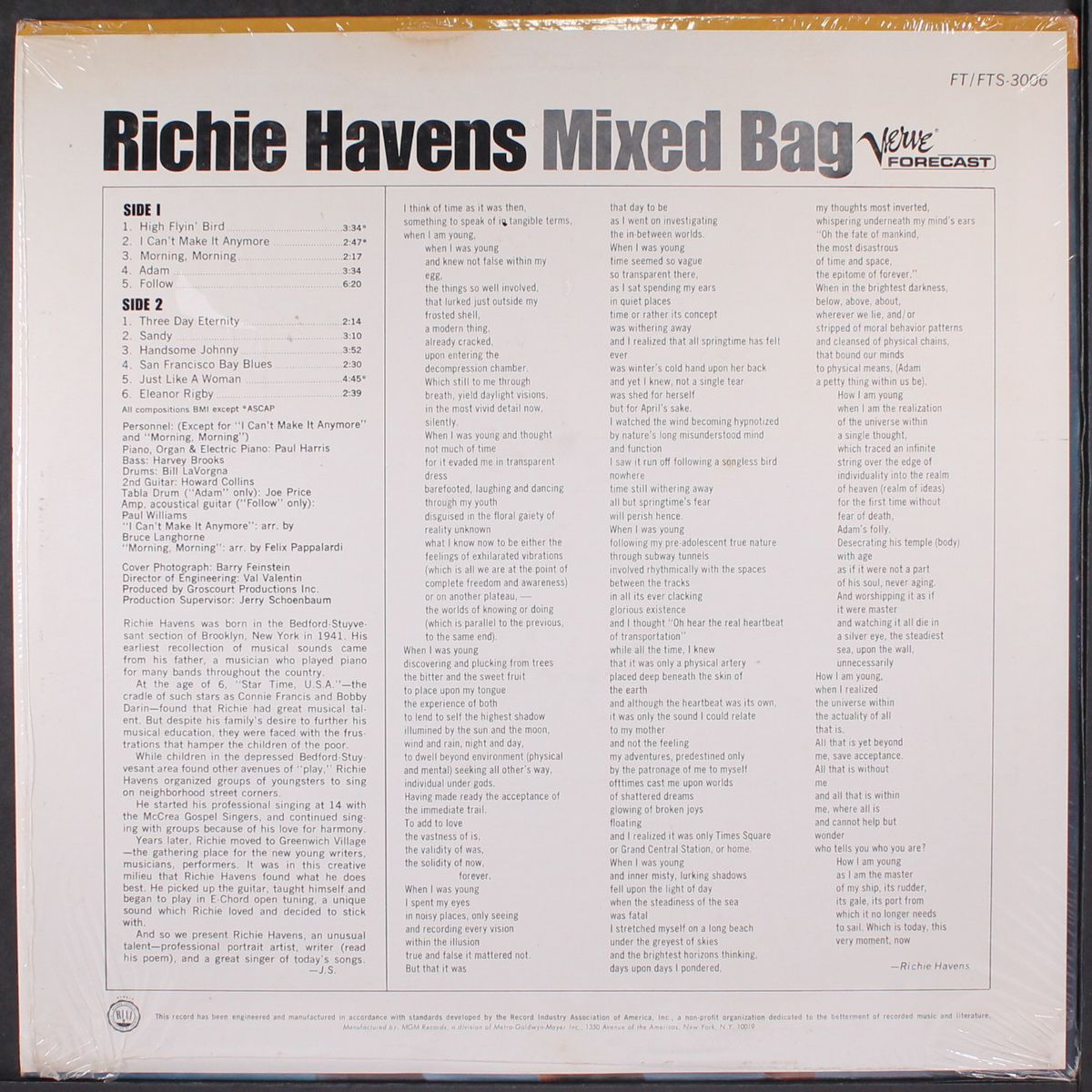 mixed bag by RICHIE HAVENS