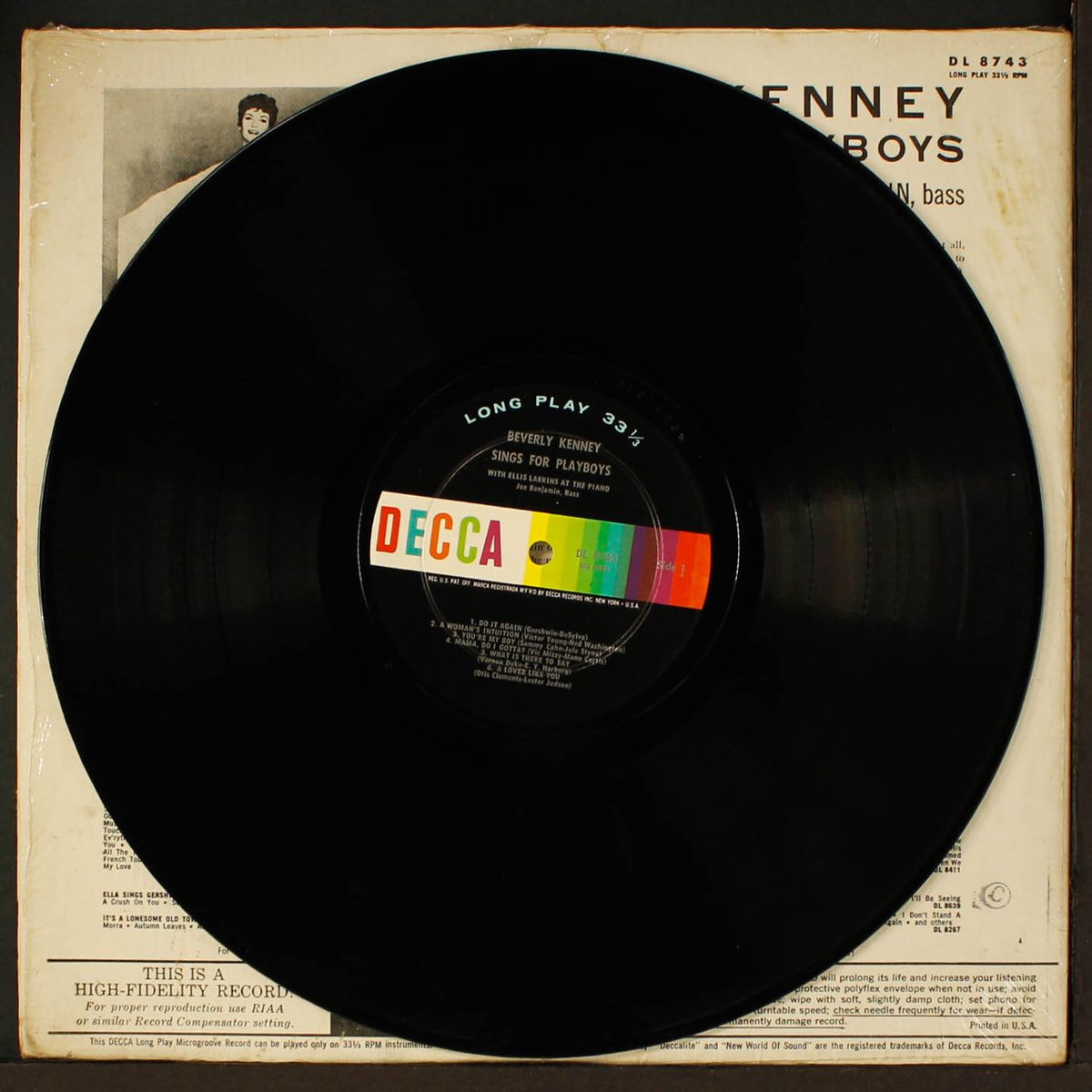 sings for playboys by BEVERLY KENNEY