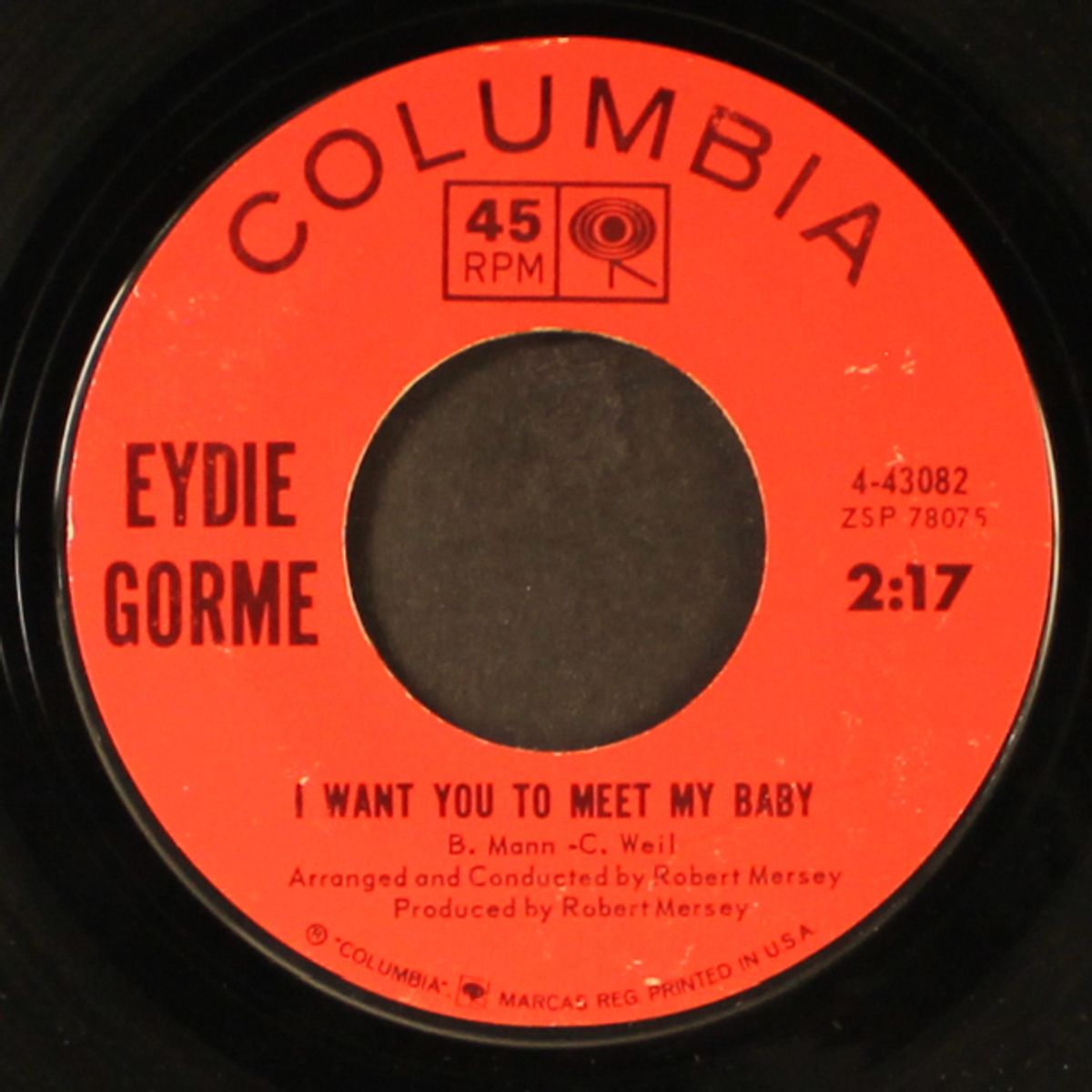 i want you to meet my baby / can't get over by EYDIE GORME