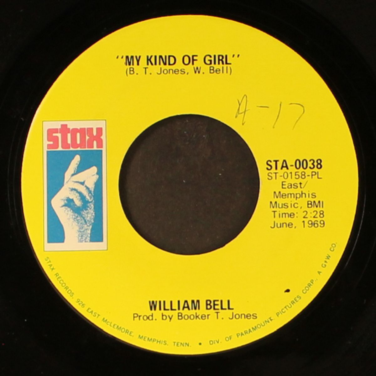 happy / my kind of girl by WILLIAM BELL