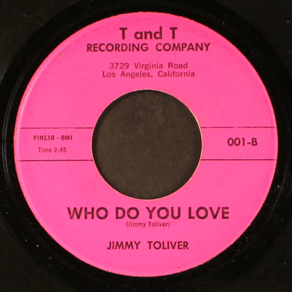 who do you love / hootchie-kootchie-koo by JIMMY TOLIVER