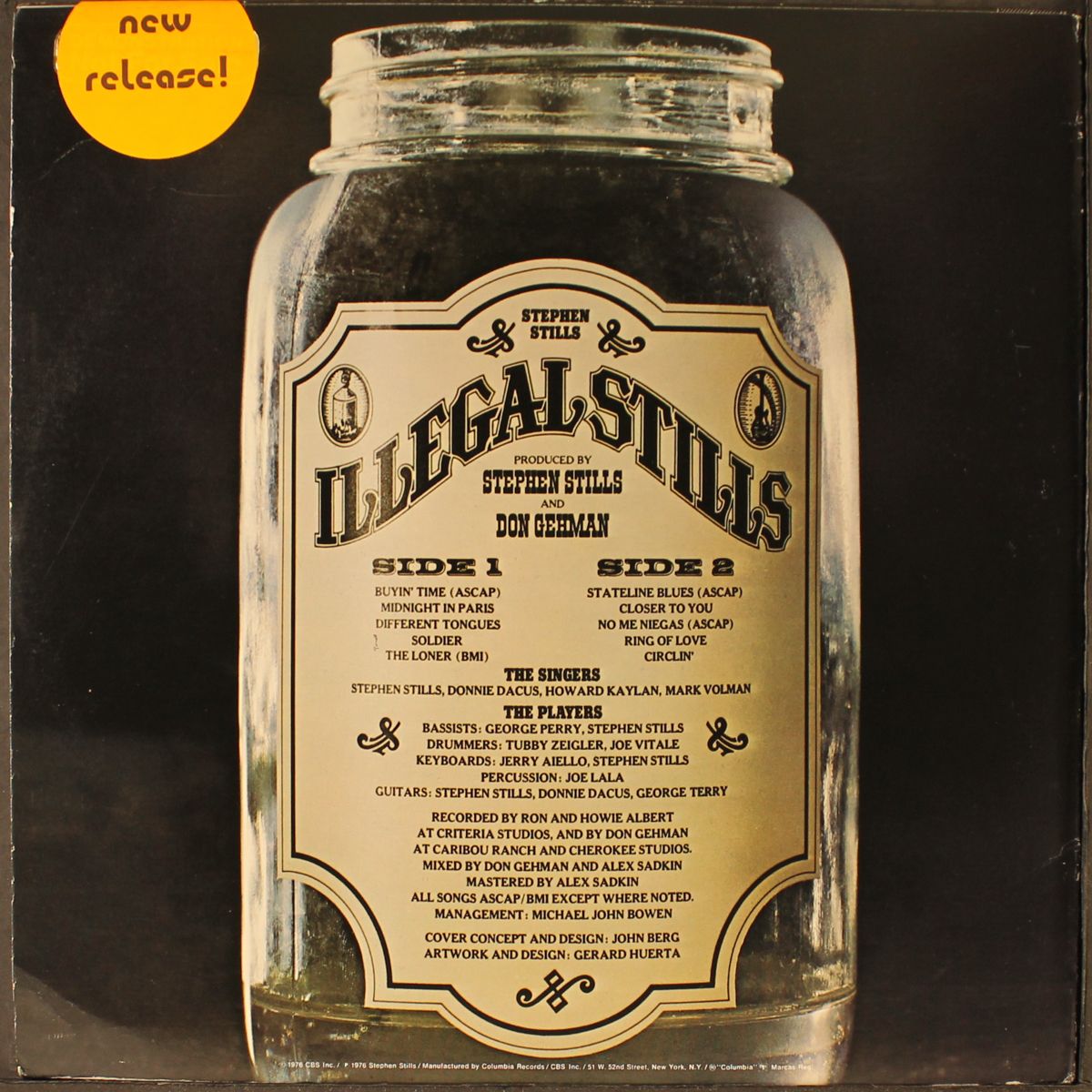illegal stills by STEPHEN STILLS