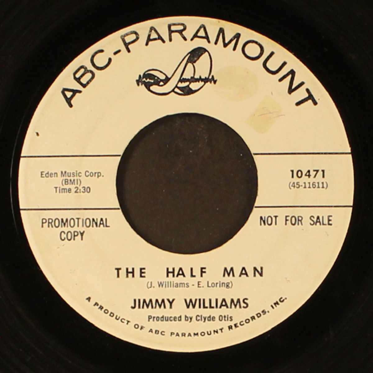 the half man / i gave my love a cherry by JIMMY WILLIAMS