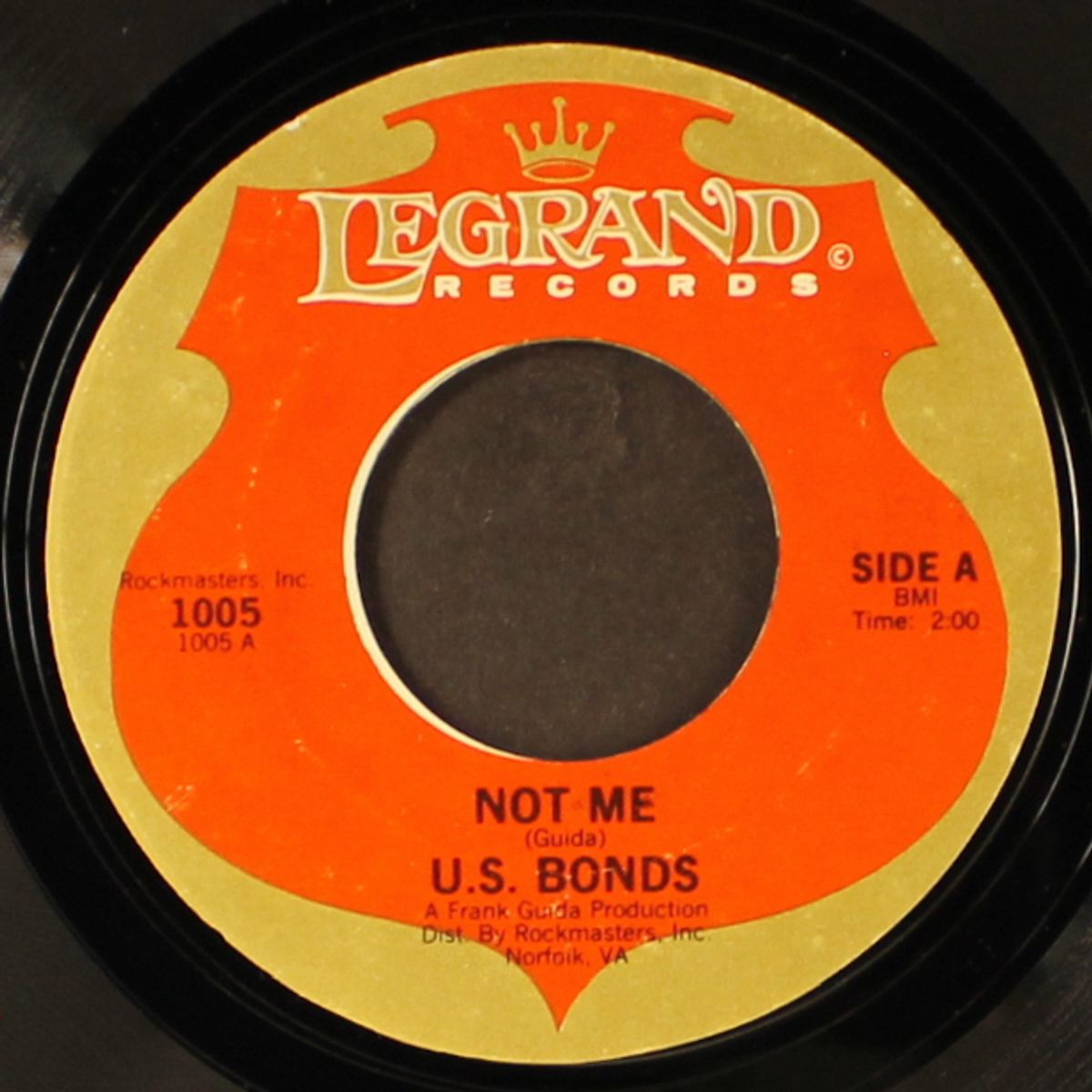not me / working for my baby by GARY 'U.S.' BONDS