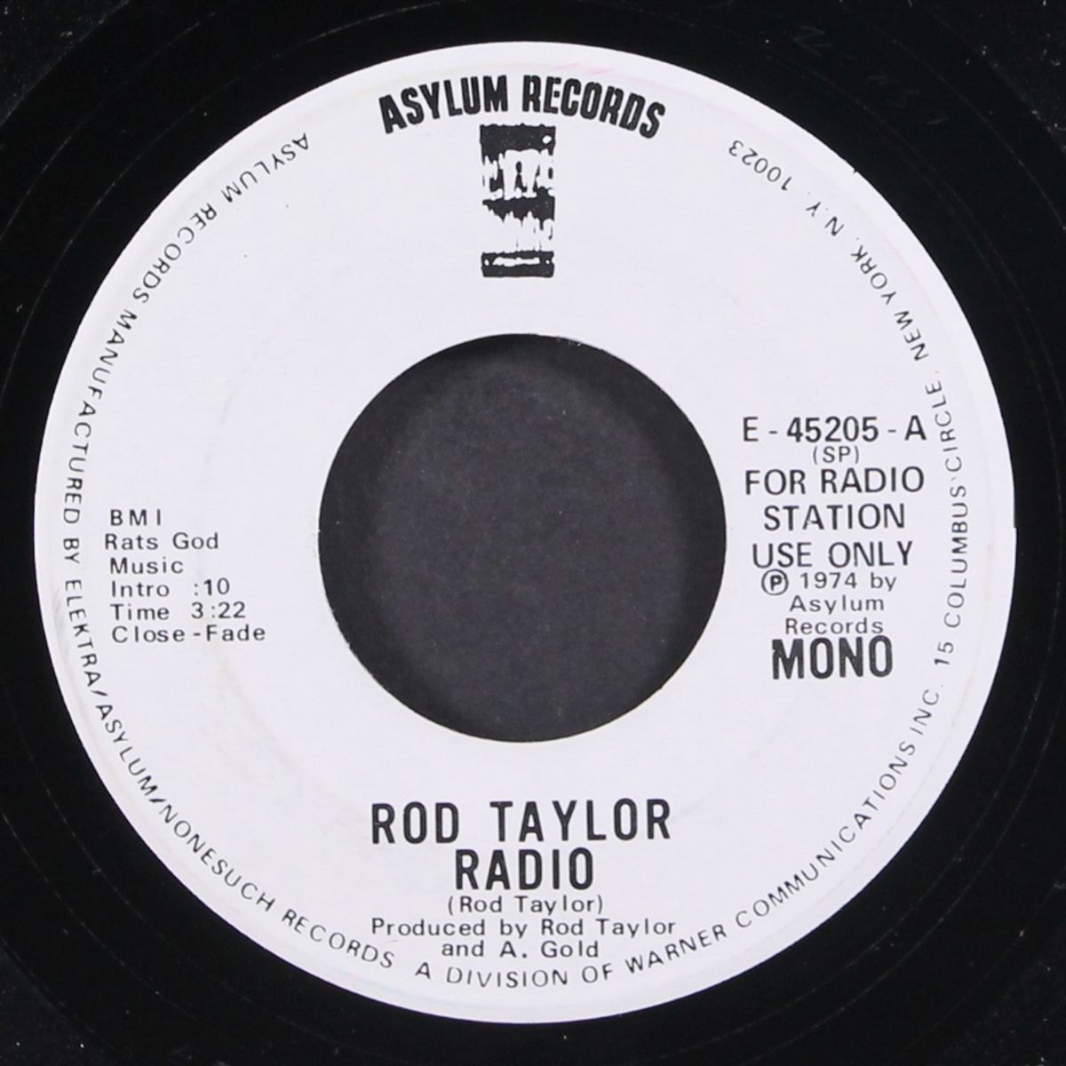 radio / mono by ROD TAYLOR