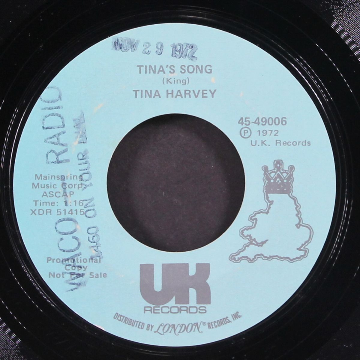 working my way back to you / tina's song by TINA HARVEY