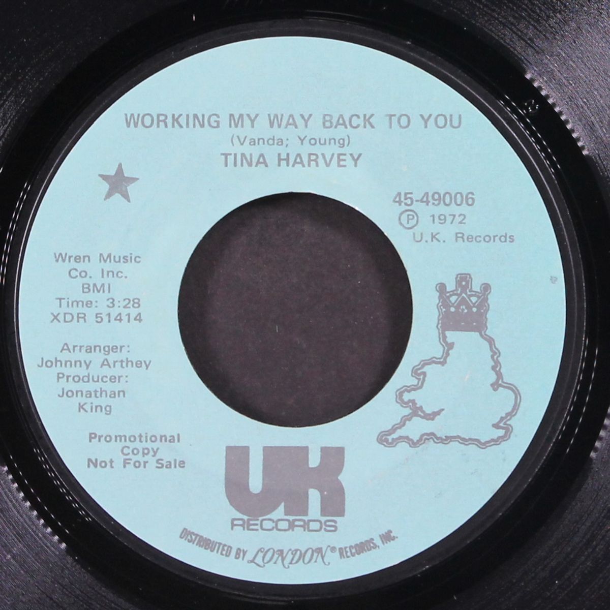 working my way back to you / tina's song by TINA HARVEY