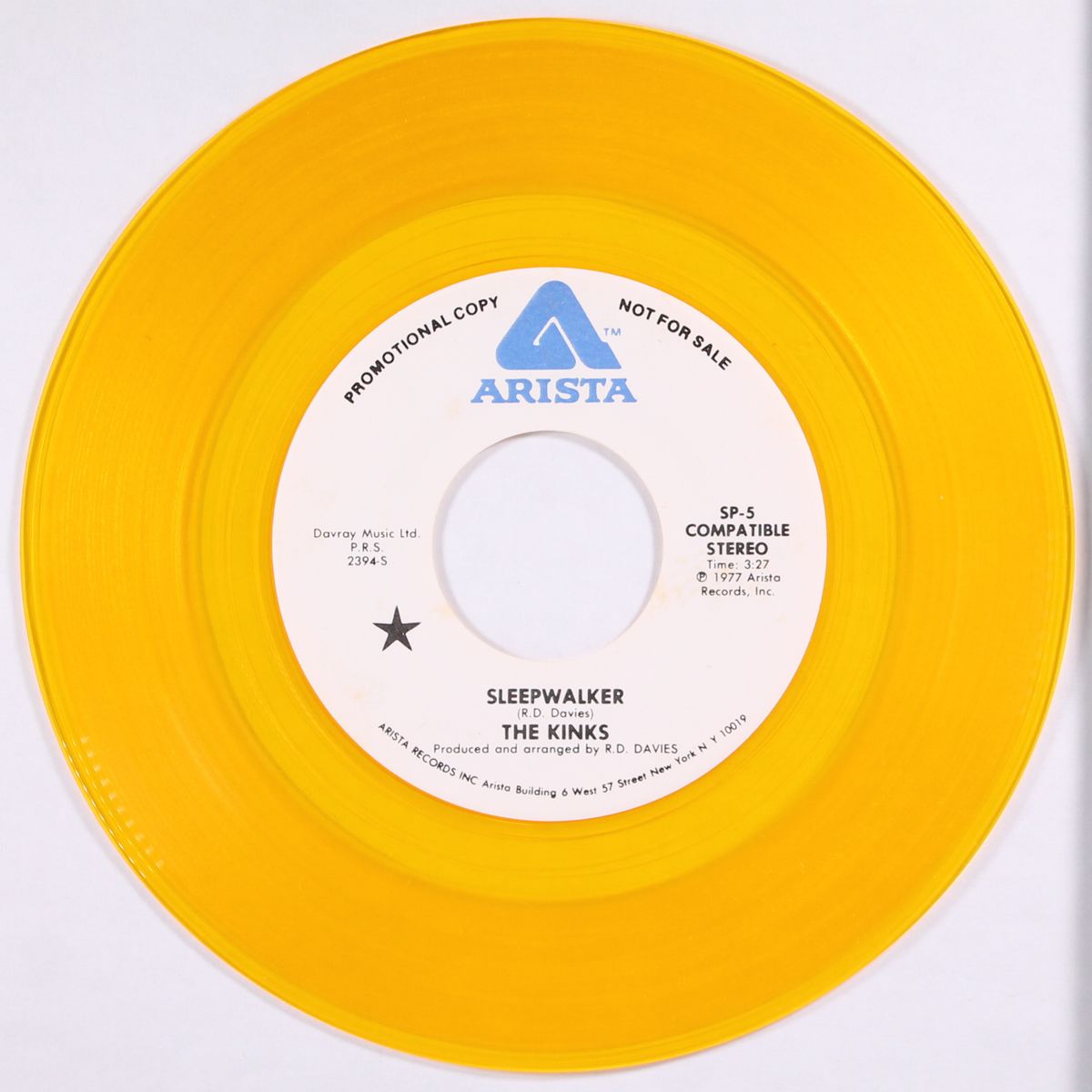sleepwalker / all the kids on the street by KINKS / HOLLYWOOD STARS