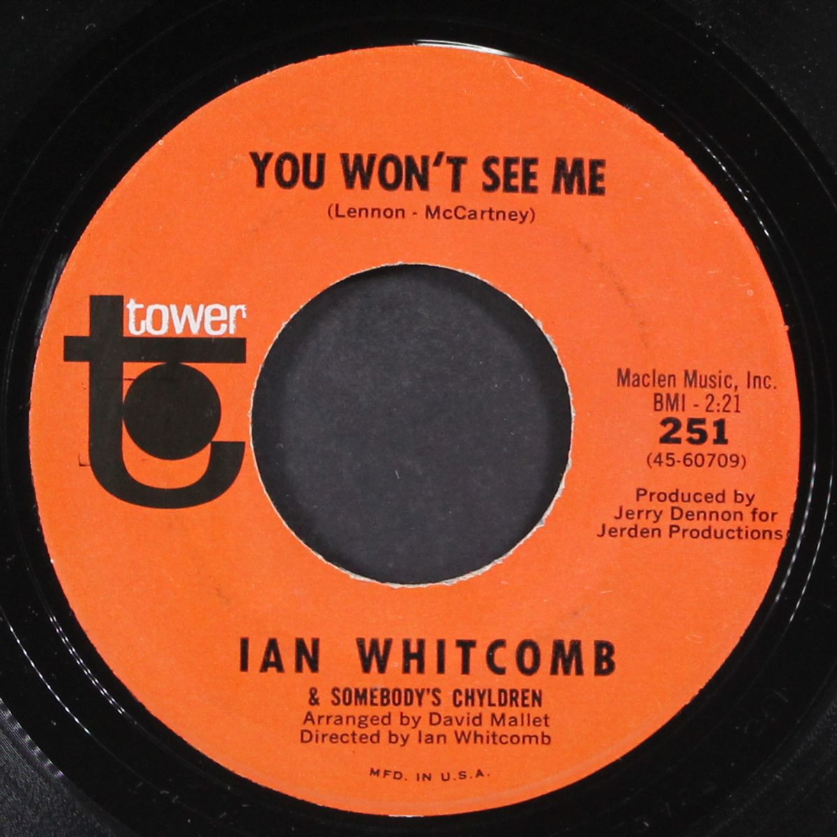 please don't leave me on the shelf / you won't see me by IAN WHITCOMB