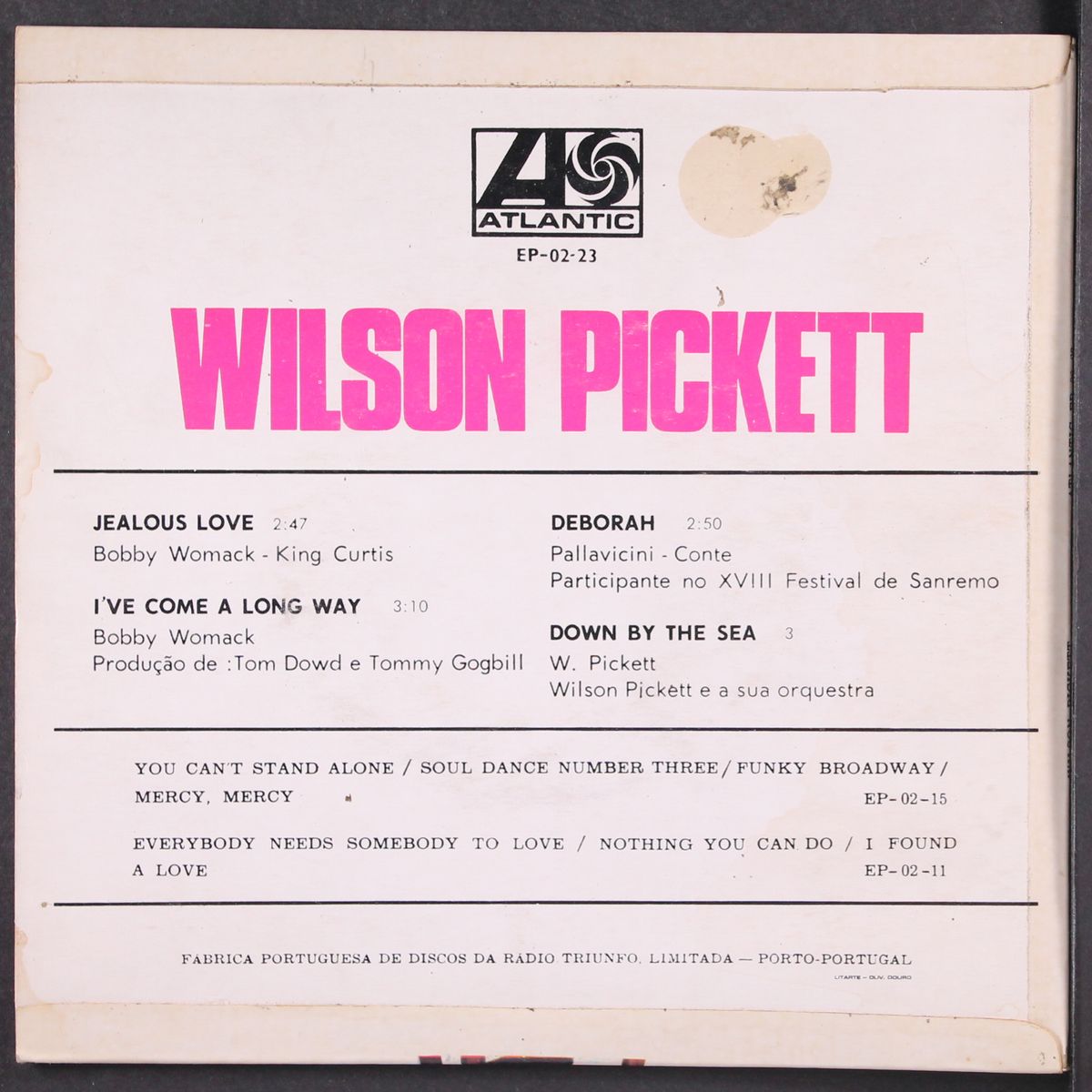 san remo '68 by WILSON PICKETT