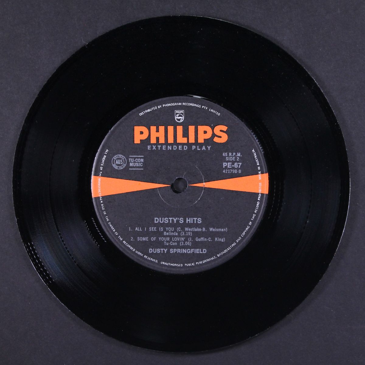 dusty's hits by DUSTY SPRINGFIELD