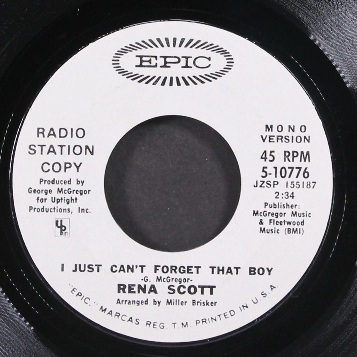 i just can't forget that boy / mono by RENA SCOTT