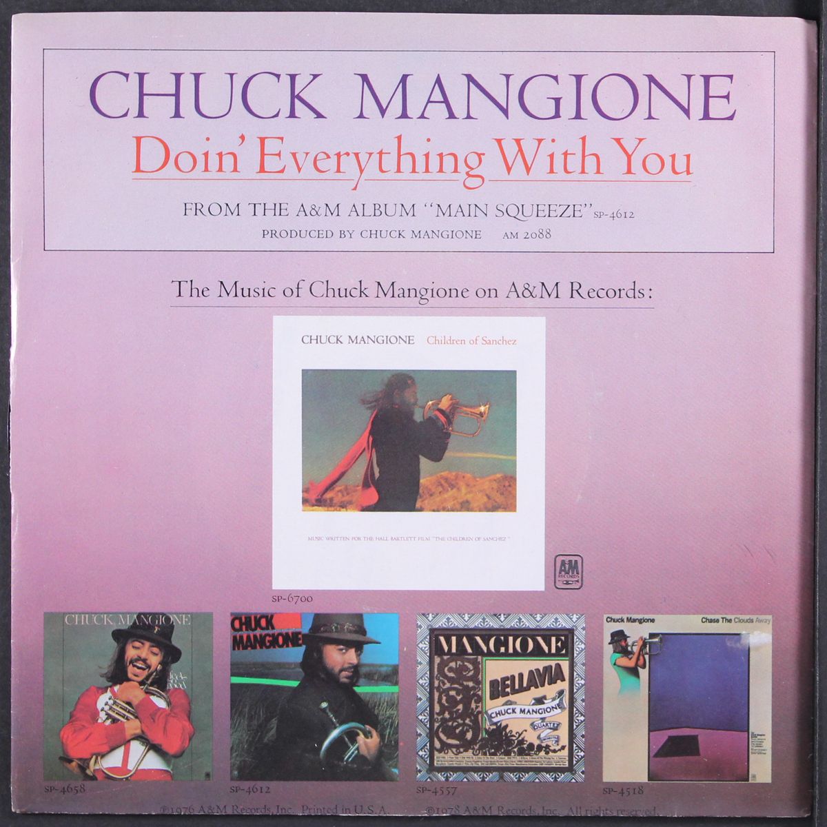 children of sanchez / mono by CHUCK MANGIONE