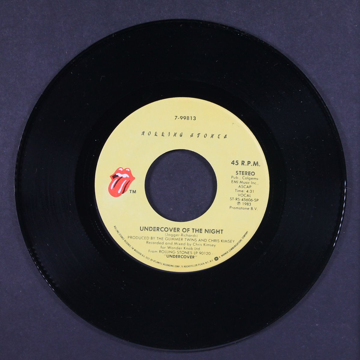 undercover of the night / all the way down by ROLLING STONES