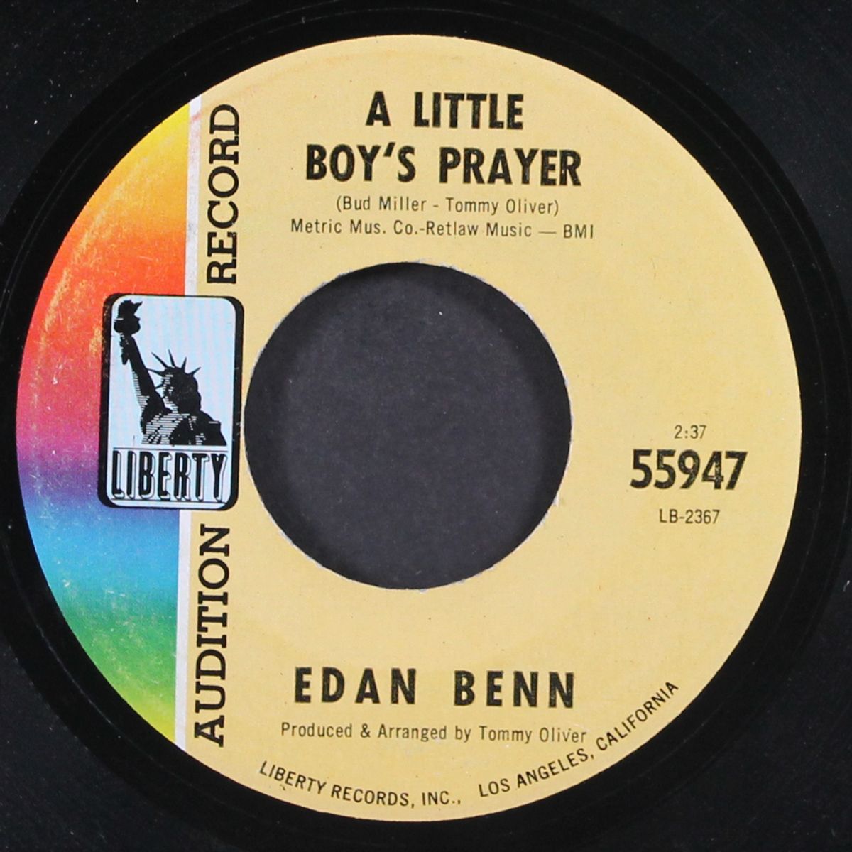 a little boy's prayer / land of counterpane by EDAN BENN