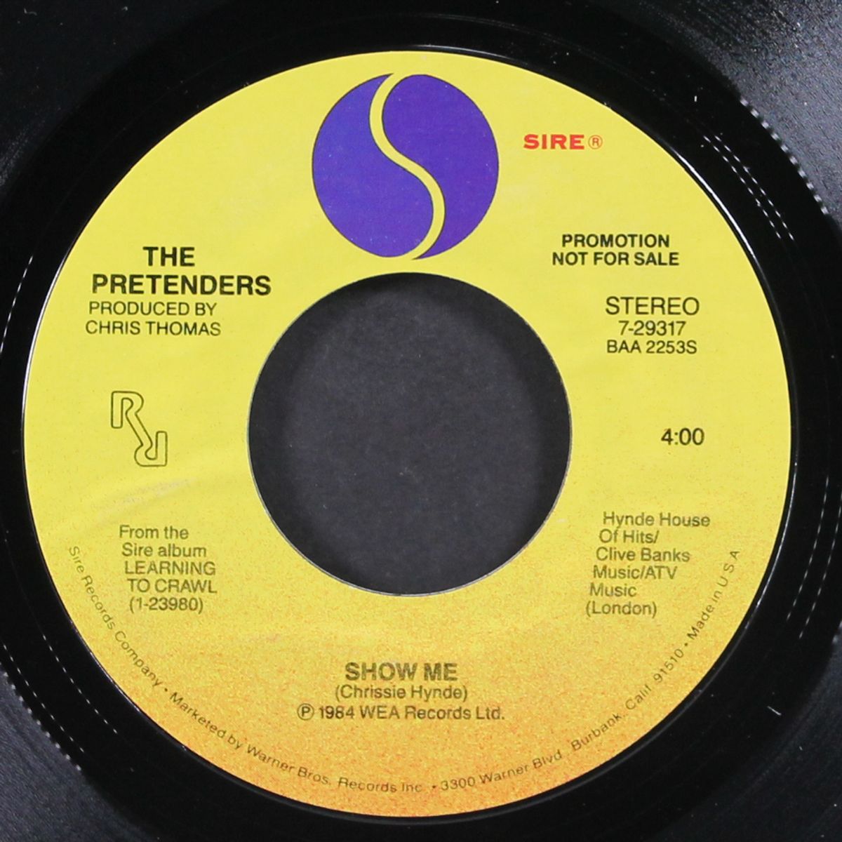 show me / same by PRETENDERS