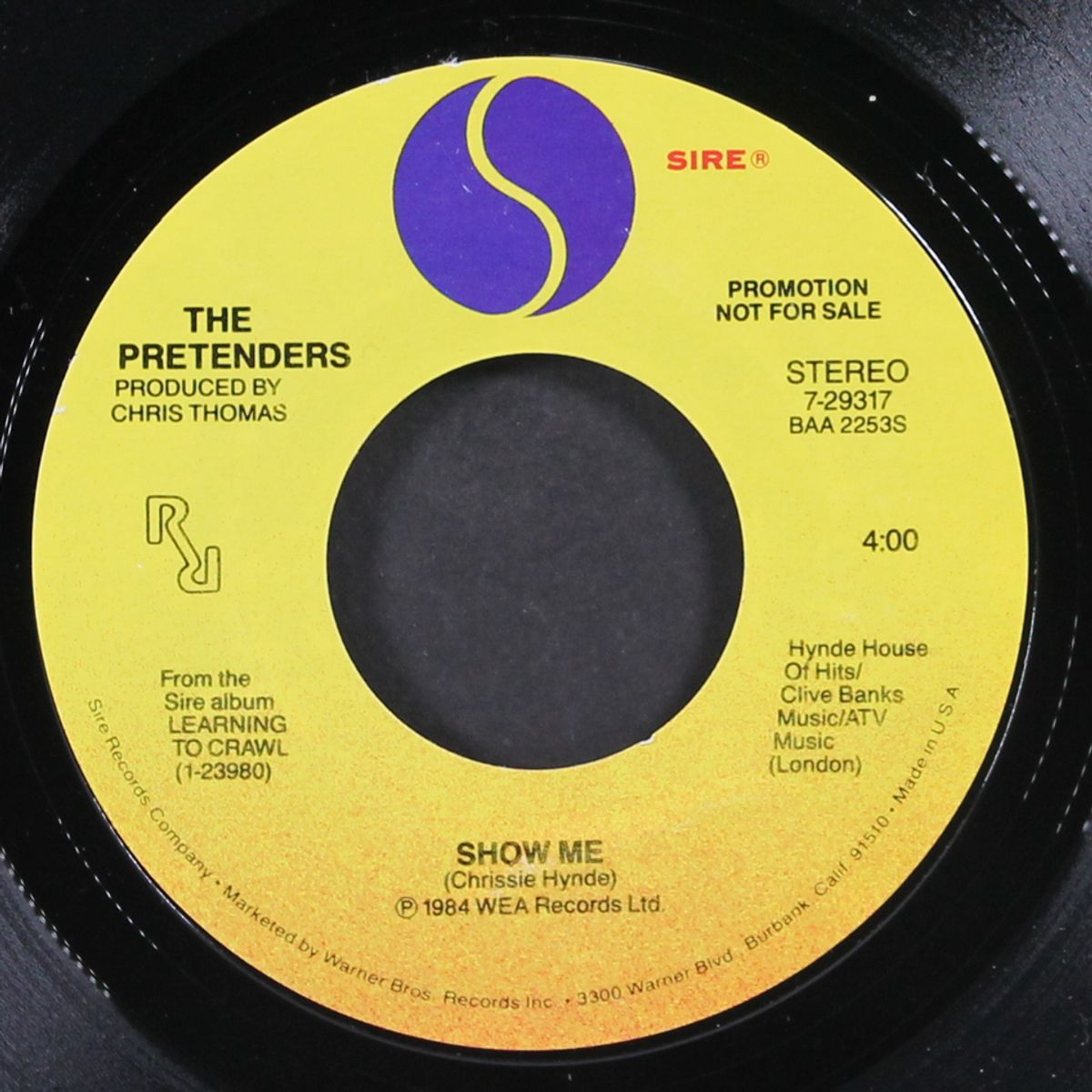 show me / same by PRETENDERS