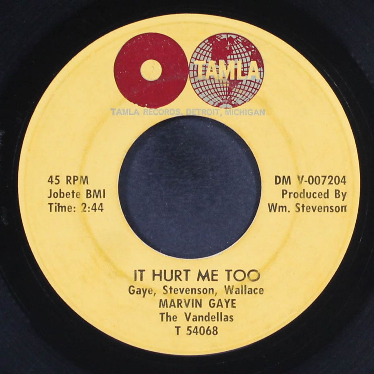 stubborn kind of fellow / it hurt me too by MARVIN GAYE