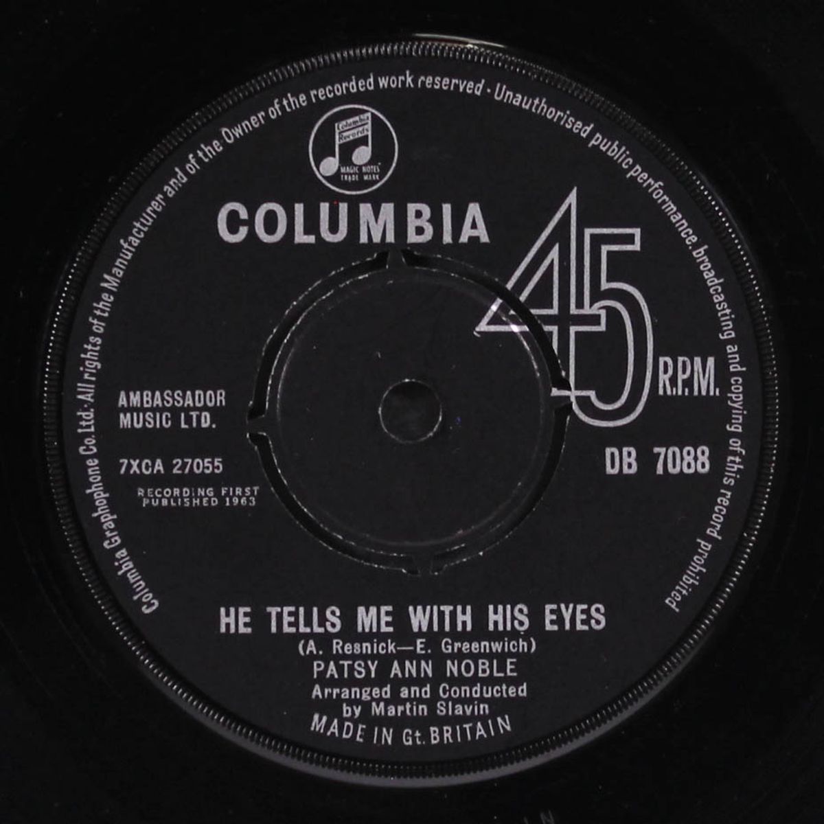 accidents will happen / he tells me with his eyes by PATSY ANN NOBLE