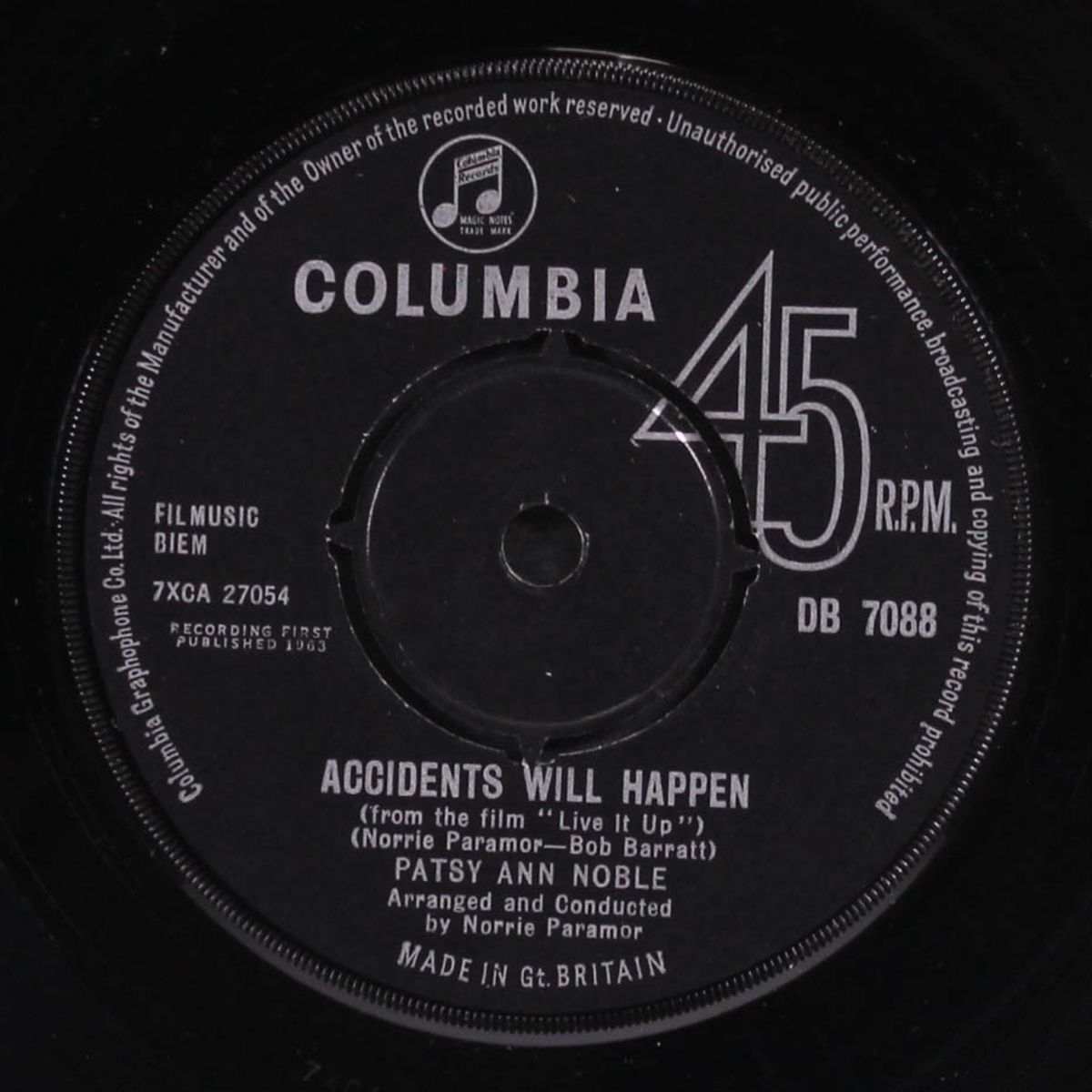 accidents will happen / he tells me with his eyes by PATSY ANN NOBLE