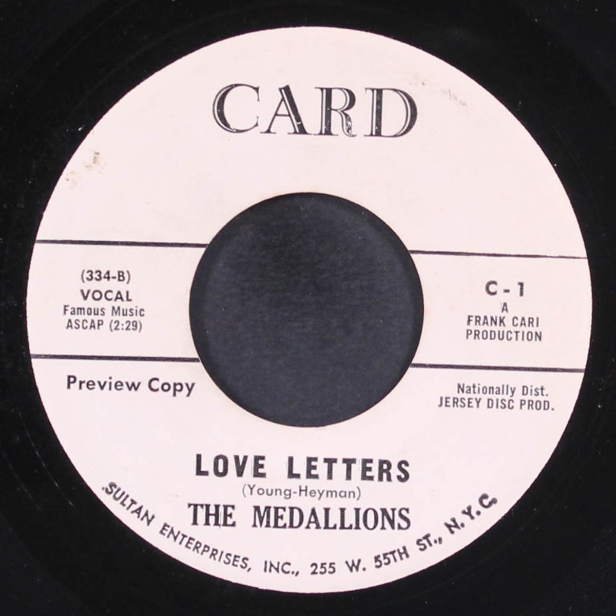 since you've gone away / love letters by MEDALLIONS