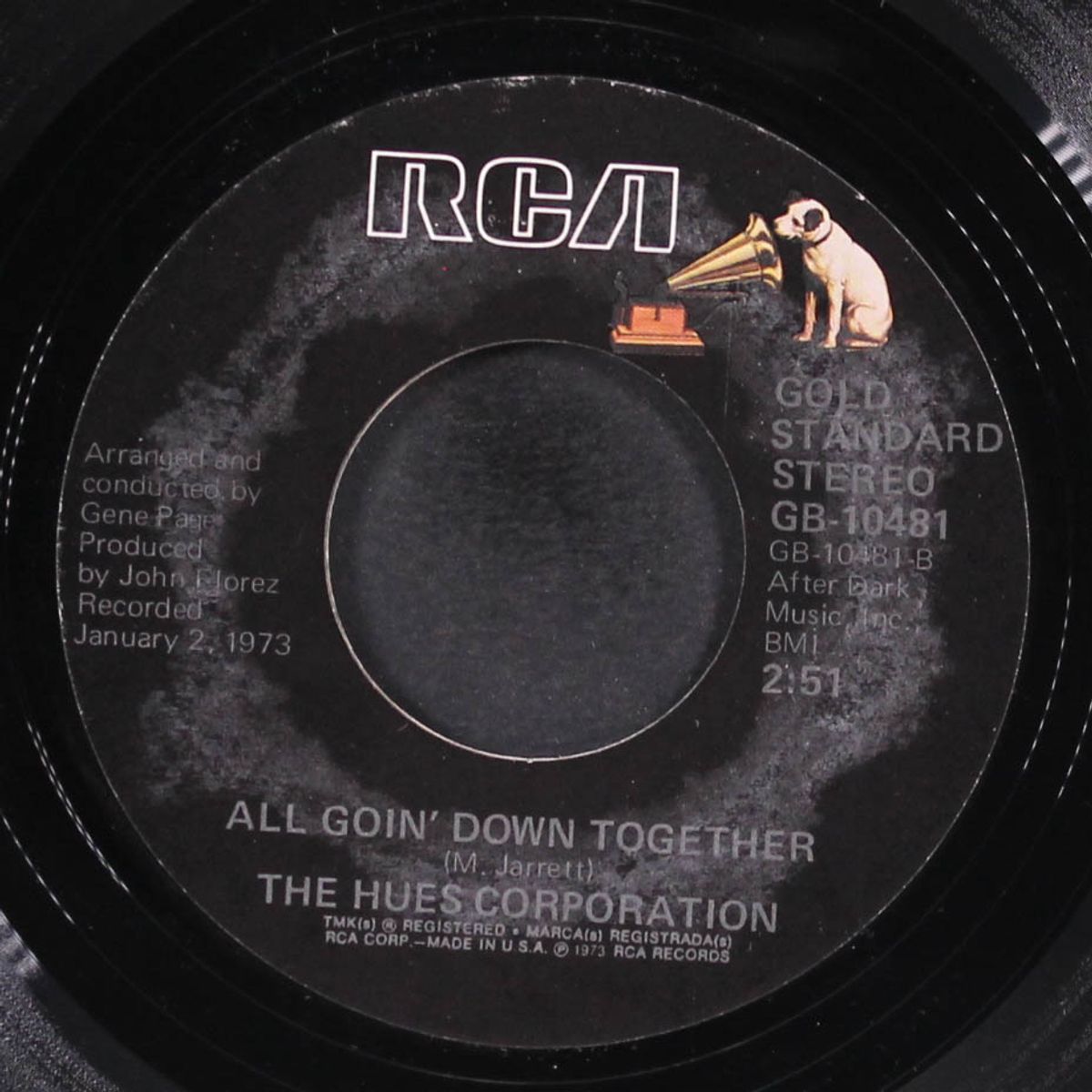 rock the boat / all goin' down together by HUES CORPORATION