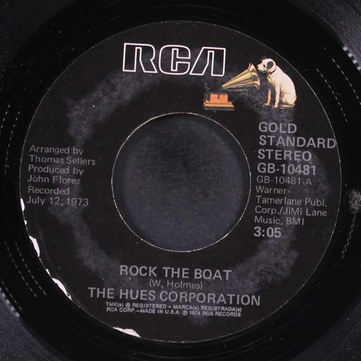 rock the boat / all goin' down together by HUES CORPORATION