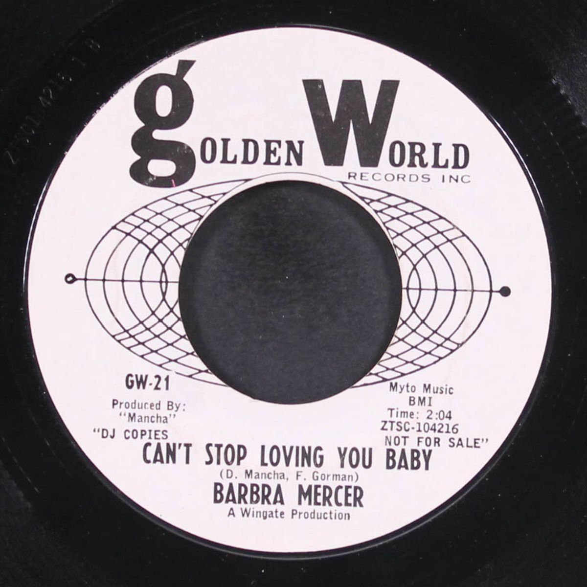 hey! / can't stop loving you baby by BARBRA MERCER