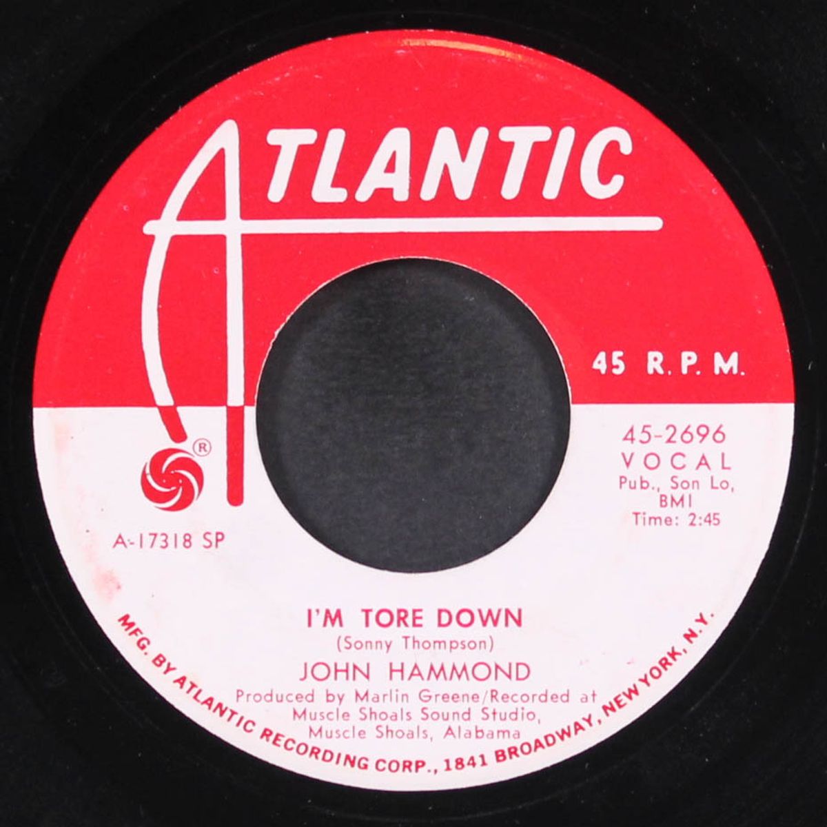 shake for me / i'm tore down by JOHN HAMMOND