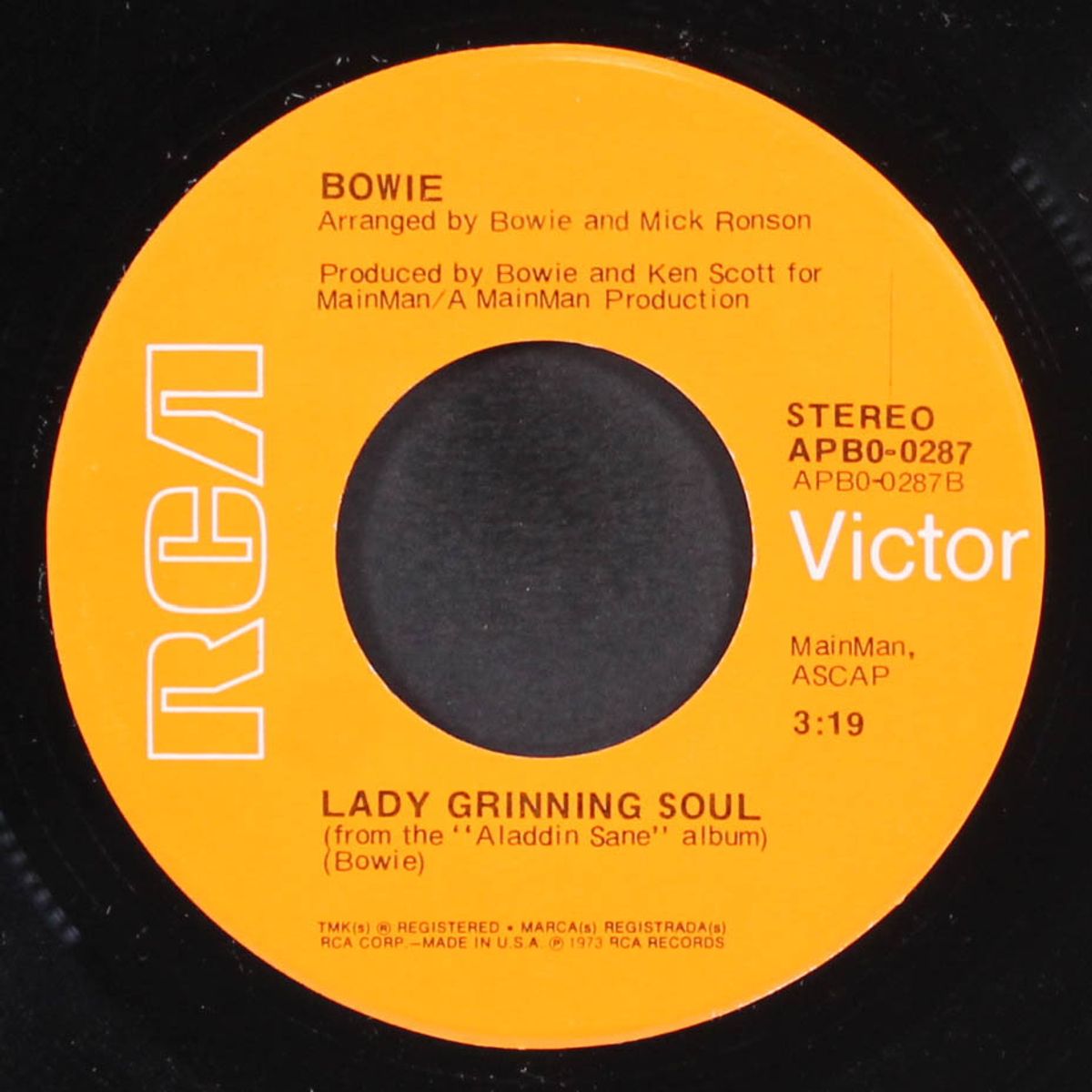 rebel rebel / lady grinning soul by DAVID BOWIE