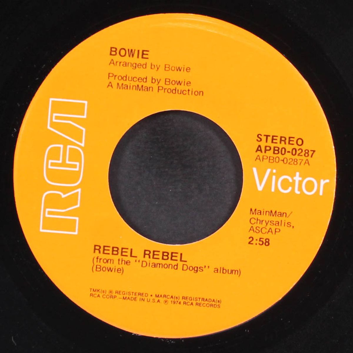 rebel rebel / lady grinning soul by DAVID BOWIE