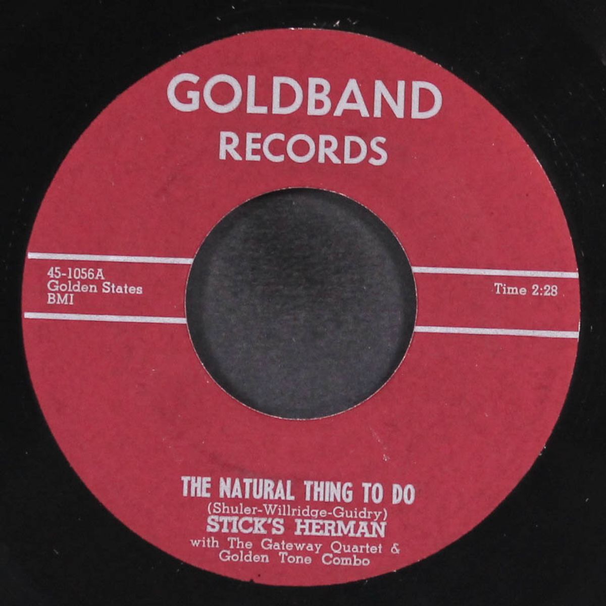 the natural thing to do / wipe the tears from your eyes by STICKS HERMAN