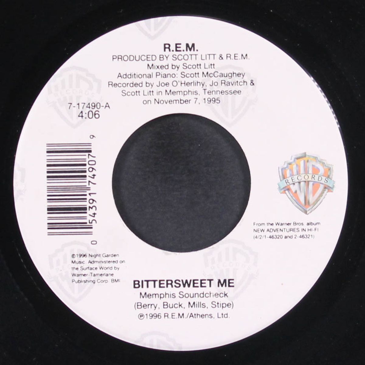 undertow / bittersweet me by R.E.M.