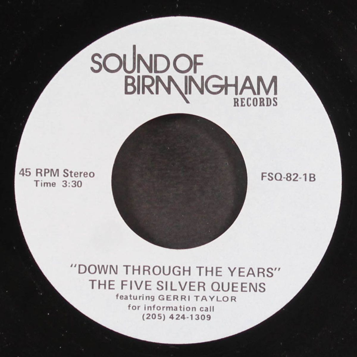 down through the years / oh my lord what a time! by FIVE SILVER QUEENS