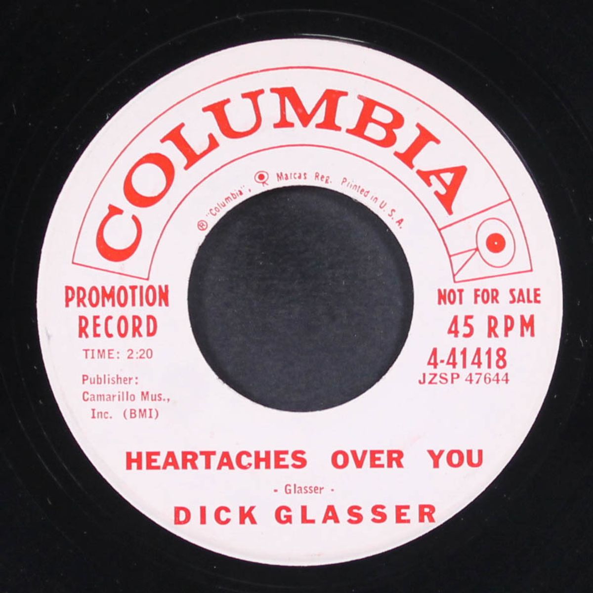 gone is my love / heartaches over you by DICK GLASSER