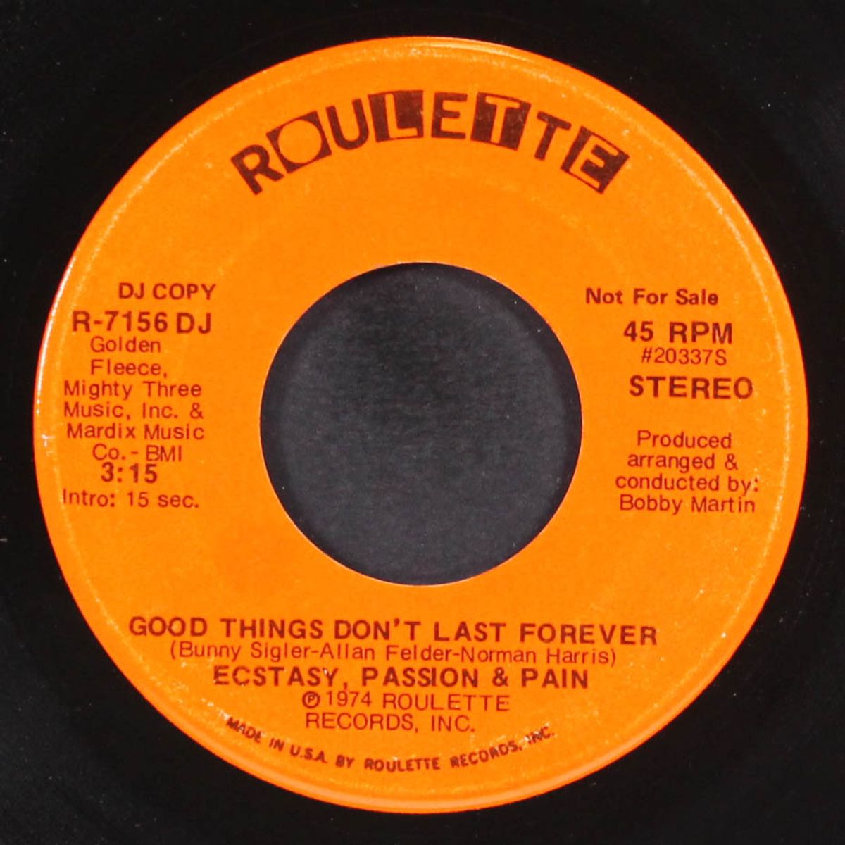 good things don't last forever by ECSTASY, PASSION & PAIN