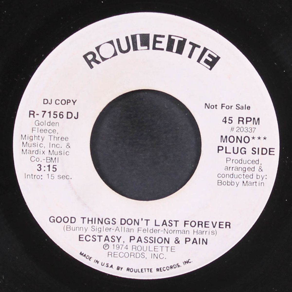good things don't last forever by ECSTASY, PASSION & PAIN