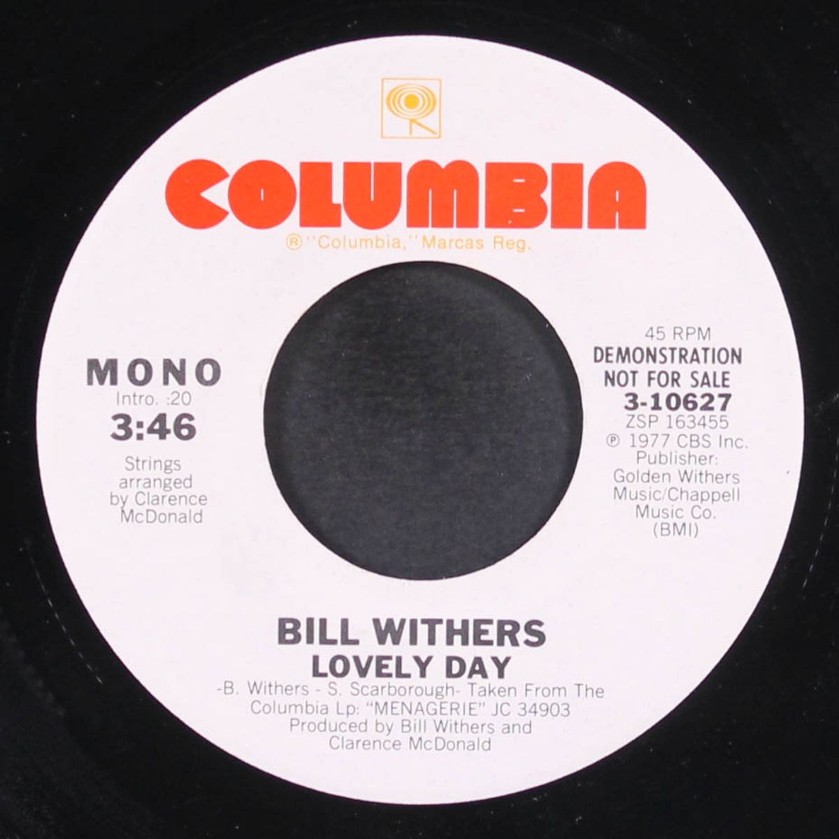 lovely day / mono by BILL WITHERS